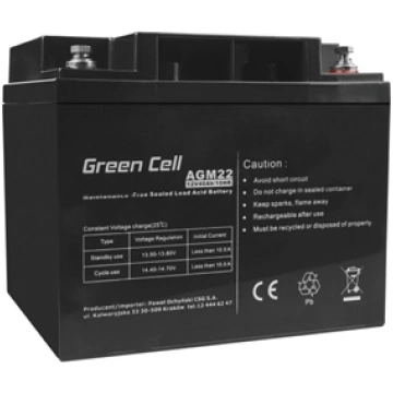 Akumulators Green Cell AGM 12V 40Ah VRLA AGM22