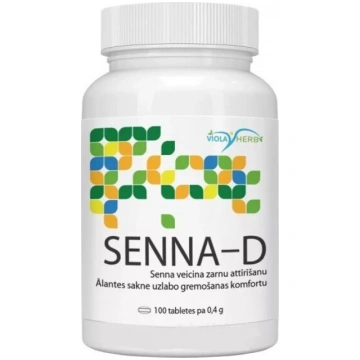 Uztura bagātinātājs Senna-D, 100 tab. Viola Herb