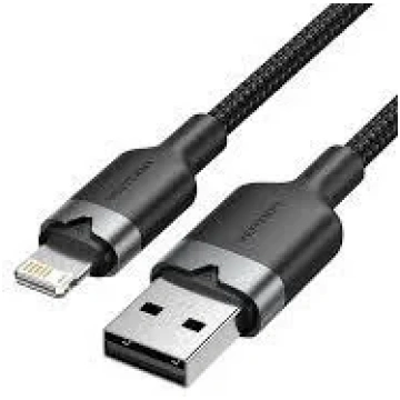 CABLE USB2.0 TO LIGHTNING/1M BLACK LANBF VENTION