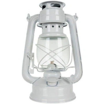Eļļas lampa - petrolejas lampa 24cm balta (P20693)