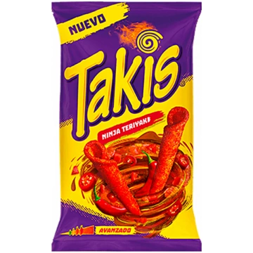 Kukurūzas čipsi TAKIS (NINJA TERIYAKI), 90g