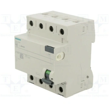 RCD breaker; Inom: 63A; Ires: 30mA; Poles: 3+N; 23