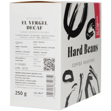 Kafijas Pupiņas Hard Beans Kolumbia El Vergel Deca