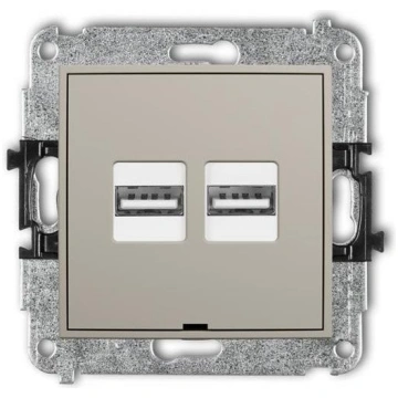 Karlik MINI USB j 2xUSB A, 15,5W max., 5V, 3.1A, b