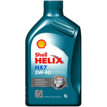 Motoreļļa 5W40 1l Helix sintētiska SHELL
