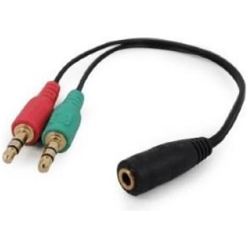 CABLE AUDIO 3.5MM SOCKET TO/2X3.5MM PLUG CCA-418 G