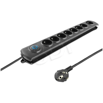 Surge protector QOLTEC 8 power socket 1.8m ( Q 501