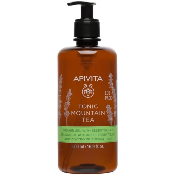 Dušas želeja Apivita Tonic Mountain Tea ar ēterisk