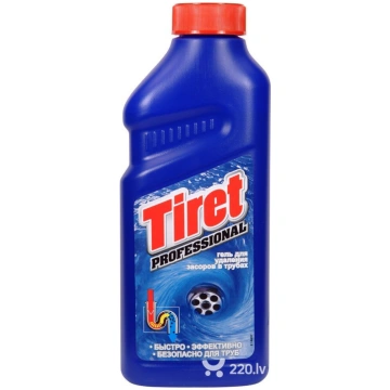 Cauruļu tīrīšanas līdzeklis TIRET 500ml