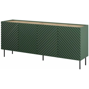 Kumode Cama Onda, zaļa krās., 85 cm x 200 cm x 45 