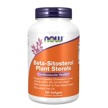 Now Foods Beta-Sitosterol augu sterīni - 180 kapsu