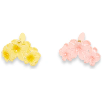 Gina Tricot - 2-Pack Flower Hair Clips - izmērs ON