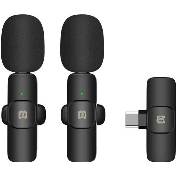 Wireless microphone Puluz PU3151B Lavalier Type C 