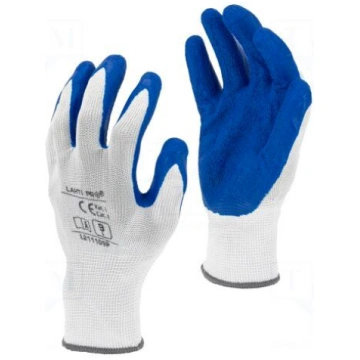 Protective gloves | Size: 9 | navy blue-white | la
