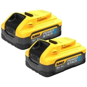 DEWALT AKUMULATORS 18V 5,0Ah 2 gab. POWERSTACK DCB