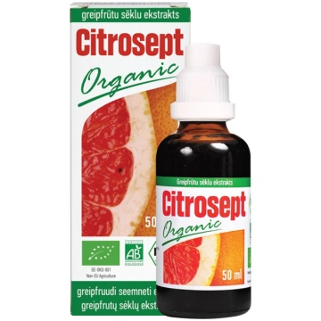Citrosept Organic uztura bagātinātājs , Greipfrūtu