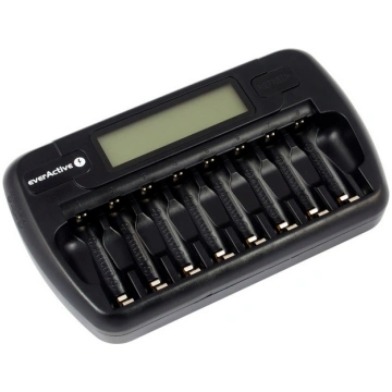 Lādētājs 8 AA / AAA uzlādējamām baterijām everActi