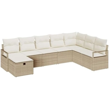vidaXL 4 Piece Modular Outdoor Sofa Set with Cushi