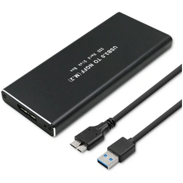 Qoltec 51854 cietā diska korpuss M.2 SATA SSD NGFF