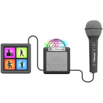 Cefa Toys - Karaoke ar pastiprinātāju, disko bumbu