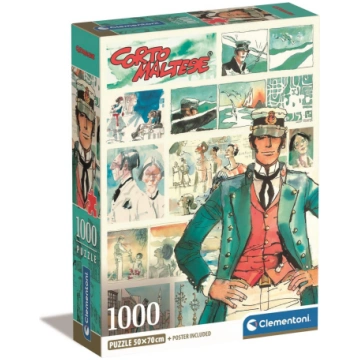 Clementoni Puzzle Compact 1000 - Corto Maltese | G