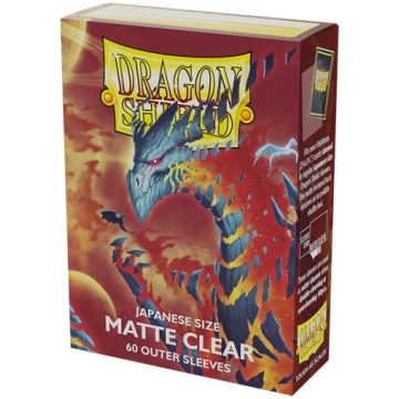 Dragon Shield Japanese Matte Clear Outer Sleeves -