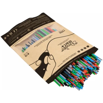 3Doodler Primary Pow Mixed Bag 250 kompostējamas p