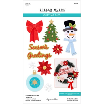 Spellbinders S6-219 Ziemassvētku vainagu papildinā