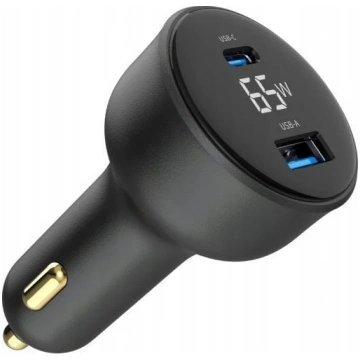 Auto telefona lādētājs Gembird, USB Type C/USB Typ