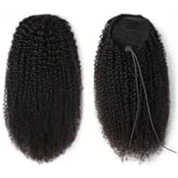 Sieviešu Afro Kinky cirtaini cirtaini aukliņu poni