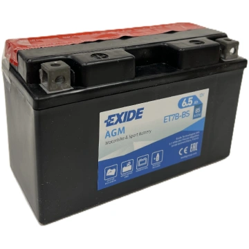 Moto akumulators Exide AGM ET7B-BS 6.5Ah 12V 85A