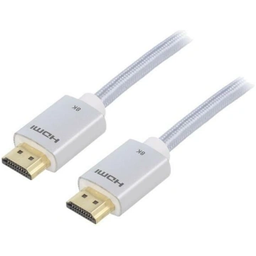 Cable; HDMI plug,both sides; PVC; textile; HDMI 2.