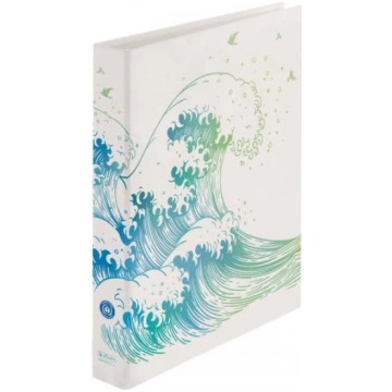 Mapes reģistri Herlitz Greenline Wave, 3.5 cm, A4 