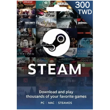 Taiwan Steam 300 TWD Gift Card