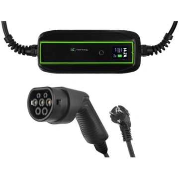 Elektroauto uzlādes kabelis Green Cell Mobile Char