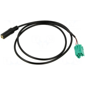 Aux adapter | Jack 3.5mm socket,mini ISO | Renault