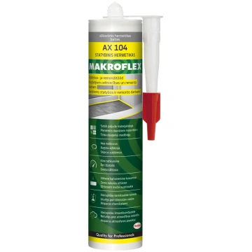 SILIKONS MAKROFLEX AX104 300ML BALTS Buvmix