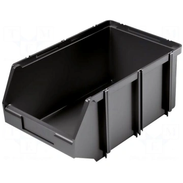 Container: cuvette | black | 360x240x160mm | CLICK
