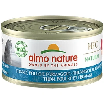 Almo Nature Cat HFC Tuna, Chicken, Cheese konservi