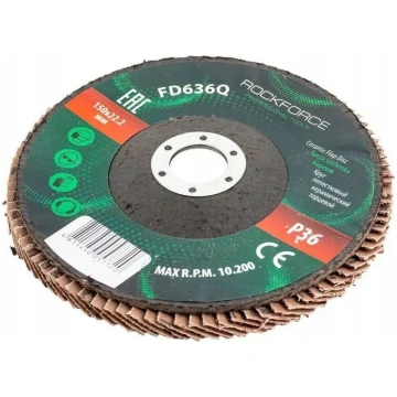 Slīpēšanas lapu disks Rockforce RF-FD636Q 150x22,2