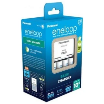Panasonic Eneloop Smartplus Baterijas Lādētājs + 4