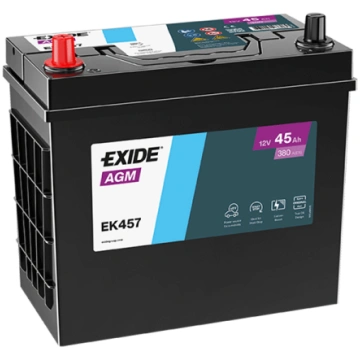 EXIDE - EK457 - 12V | 380A | 45Ah
