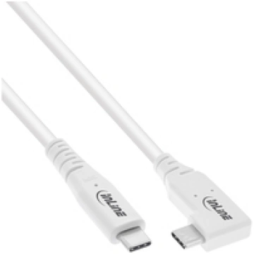 Inline usb4 cable usb type-c one side angled pd 24