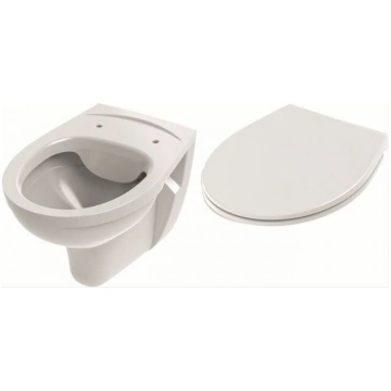 TECEbasic Rimless WC pods ar softclose vāku | 8749
