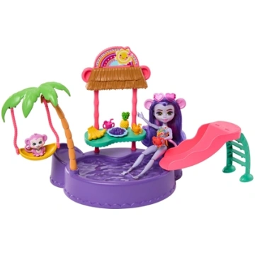 Mattel Zestaw Enchantimals Tropikalny basen + lalk