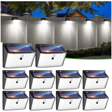 nipify Pack of 10 Solar Lights Motion Sensor, 168