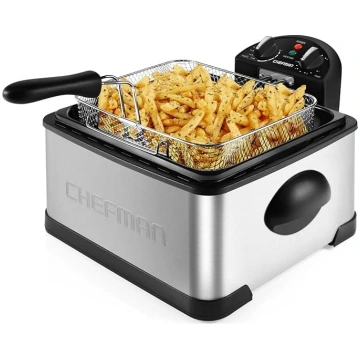 Chefman 4,3 litru fritēze ar sietu, XL lieluma, re
