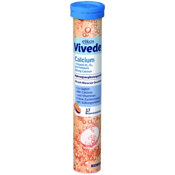 Elkos šķīstošais kalcijs Vivede Brausetabletten Ca