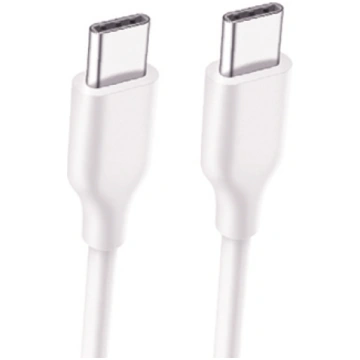 Cable Type-C - Type-C (in plastic bag, white, 1.8m