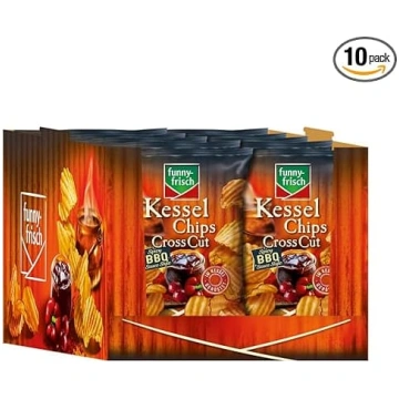 „funny-frisch“ Kettle Chips „Cross Cut“ ar pikantu